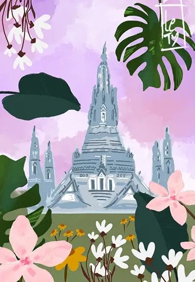 dibujo wat arun