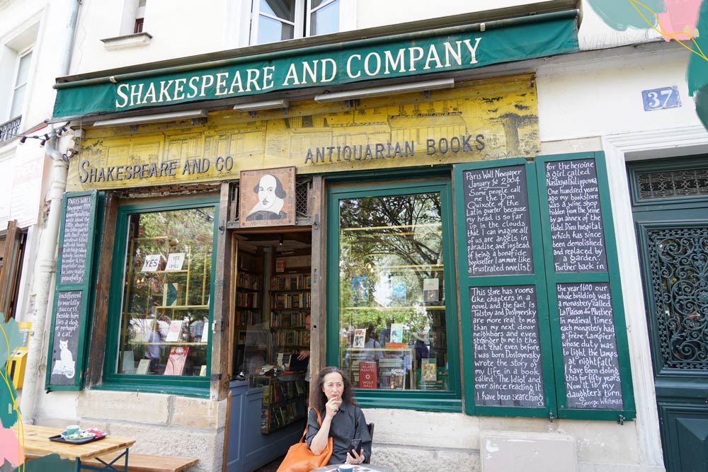 librería en parís
