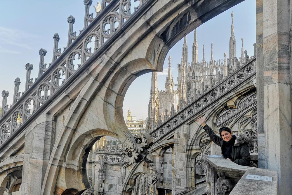 un día en milán, duomo