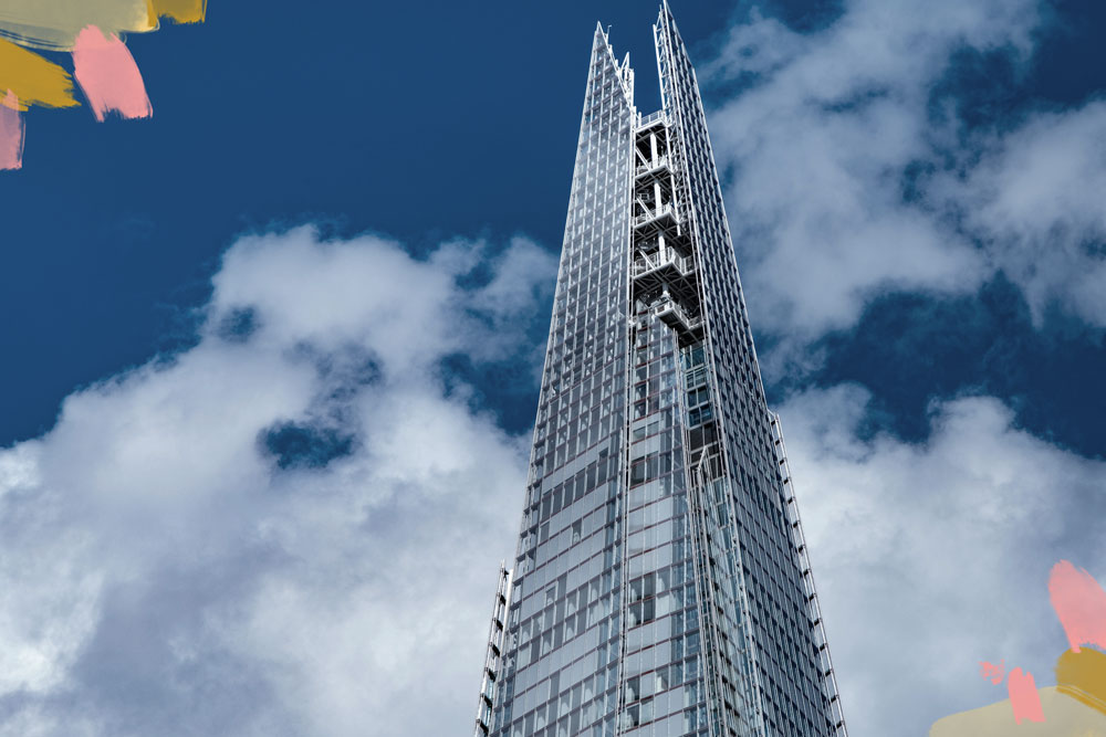 rascacielo y mirador the shard, en londres