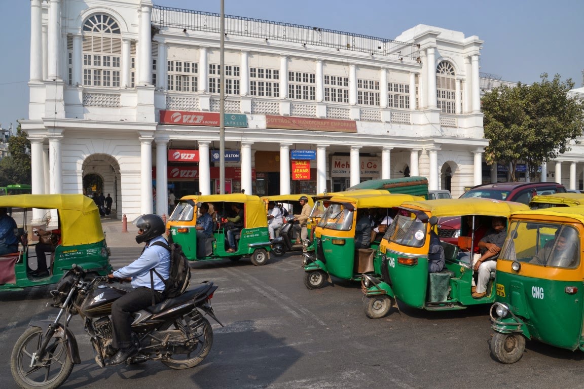 tuktuks Nueva Delhi