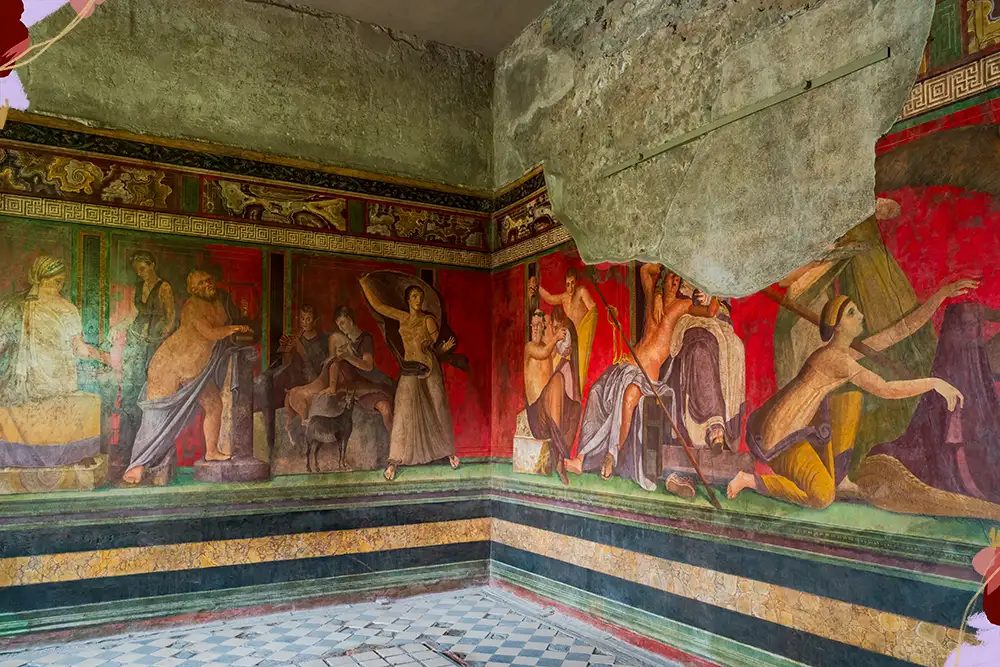 frescos de Pompeya