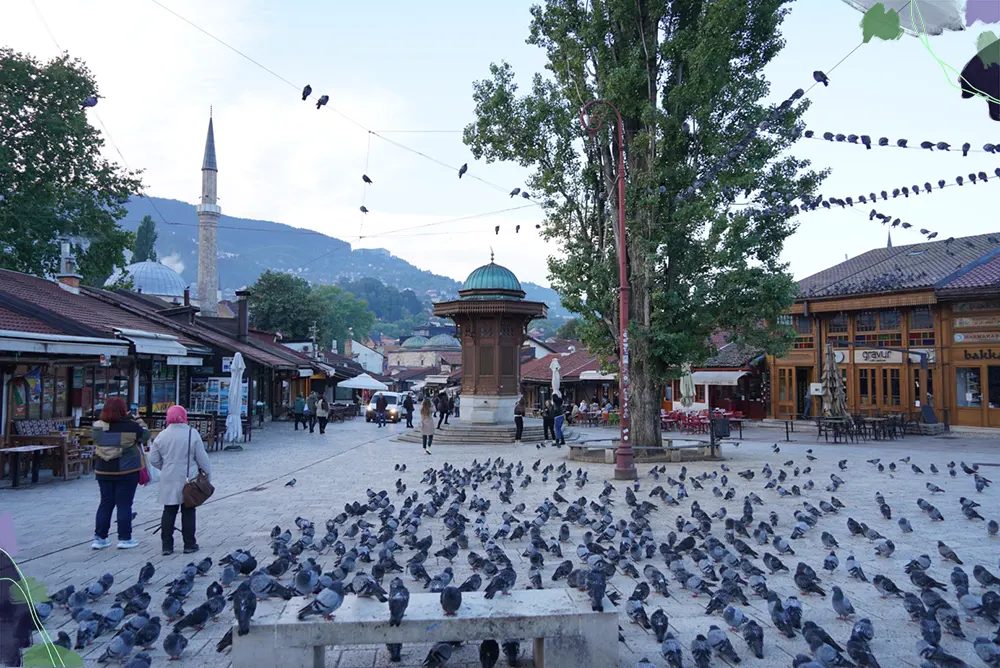 Baščaršija, barrio turco de Sarajevo