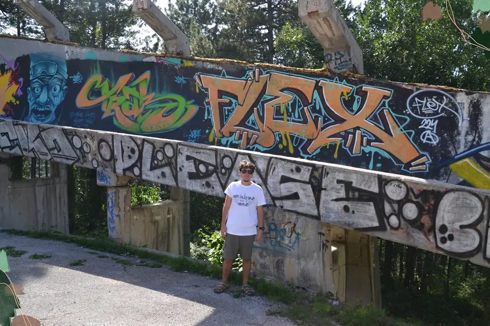 Rober en la pista de bob de Sarajevo