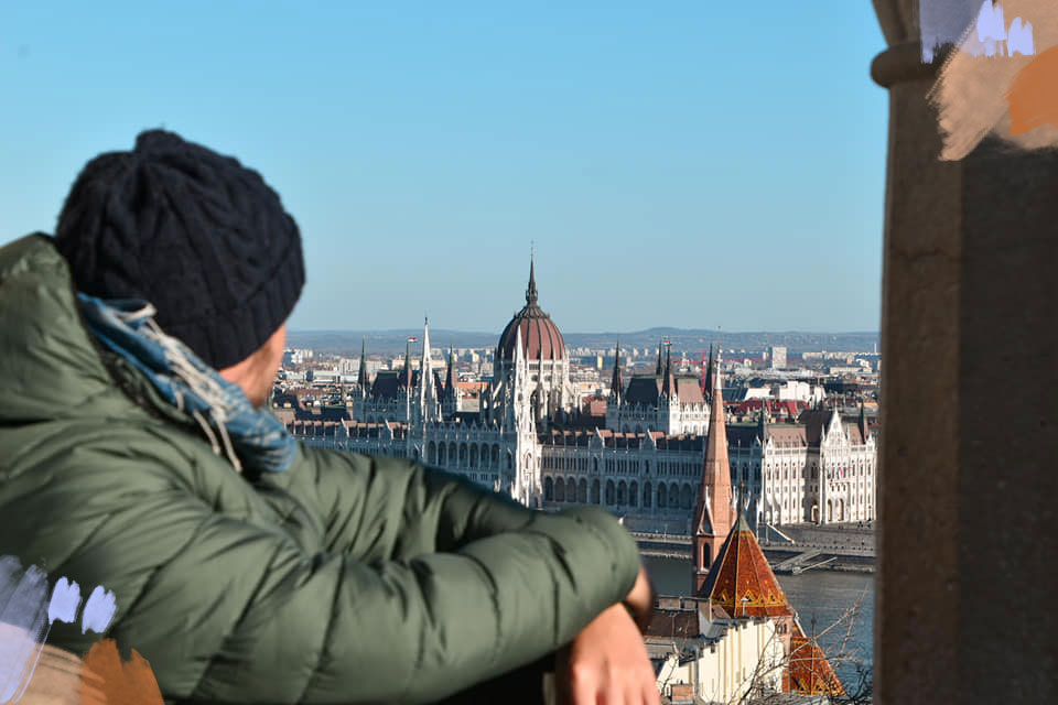 vistas de budapest desde la colina de buda