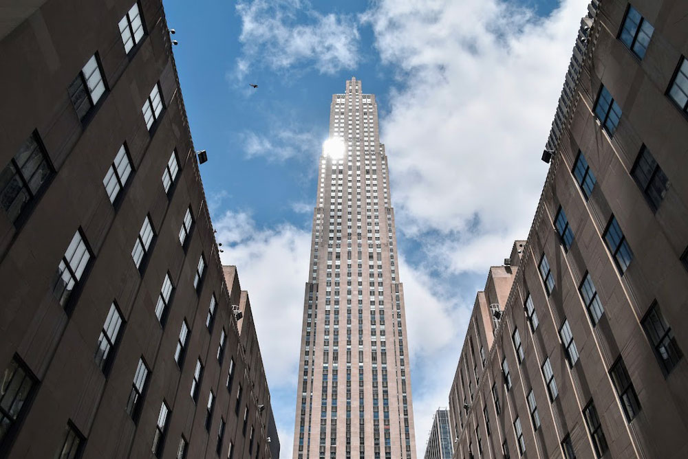 top of the rock