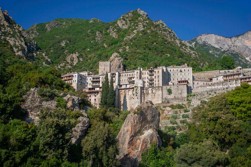 Monasterio en el Monte Athos