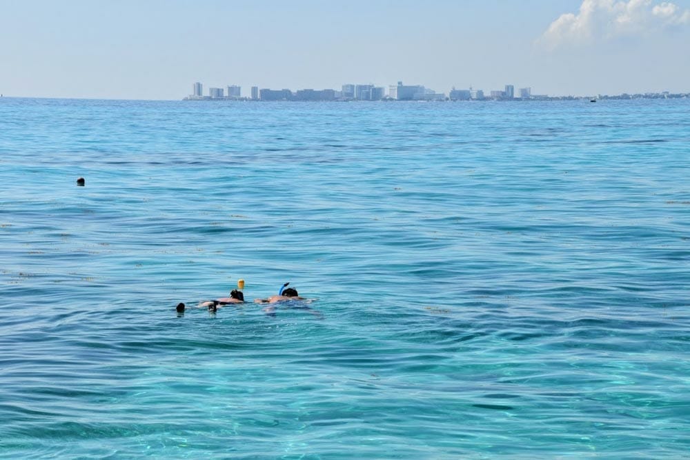 snorkel en Cancún