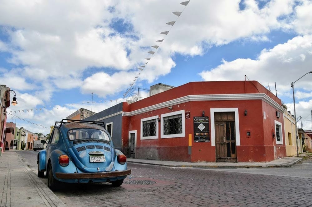 calles casco histórico Mérida México