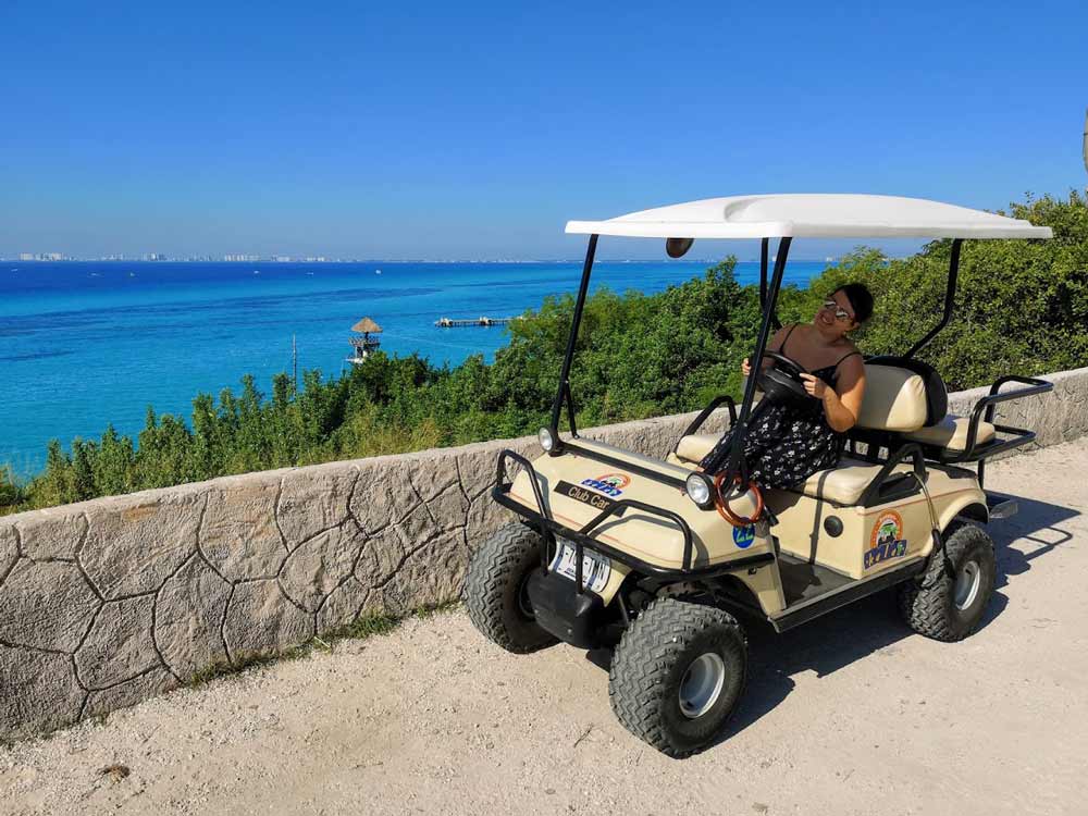 carrito golf Isla Mujeres