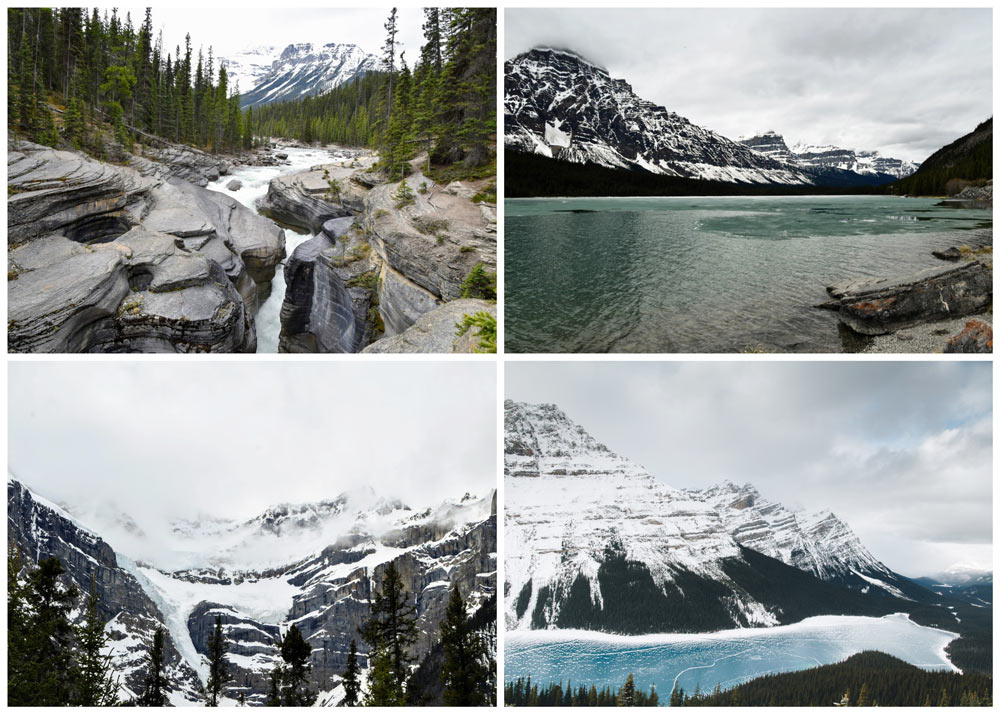 sitios que visitar en la icefields parkway, canada