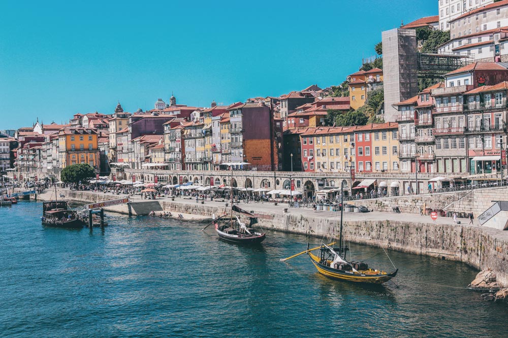 que ver en oporto, barrio de la ribeira