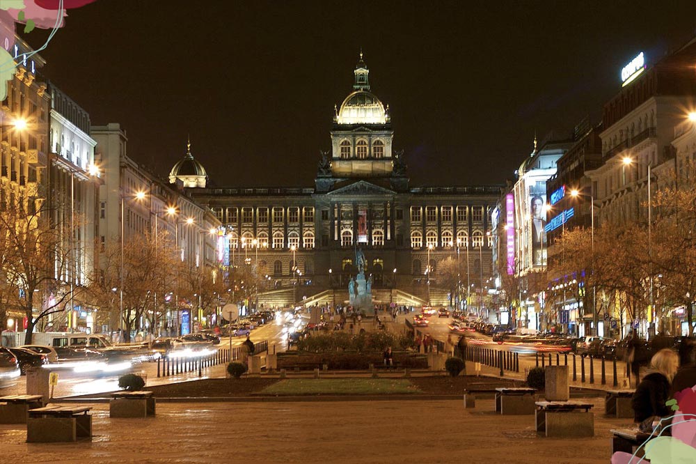 Plaza Wenceslao en Praga