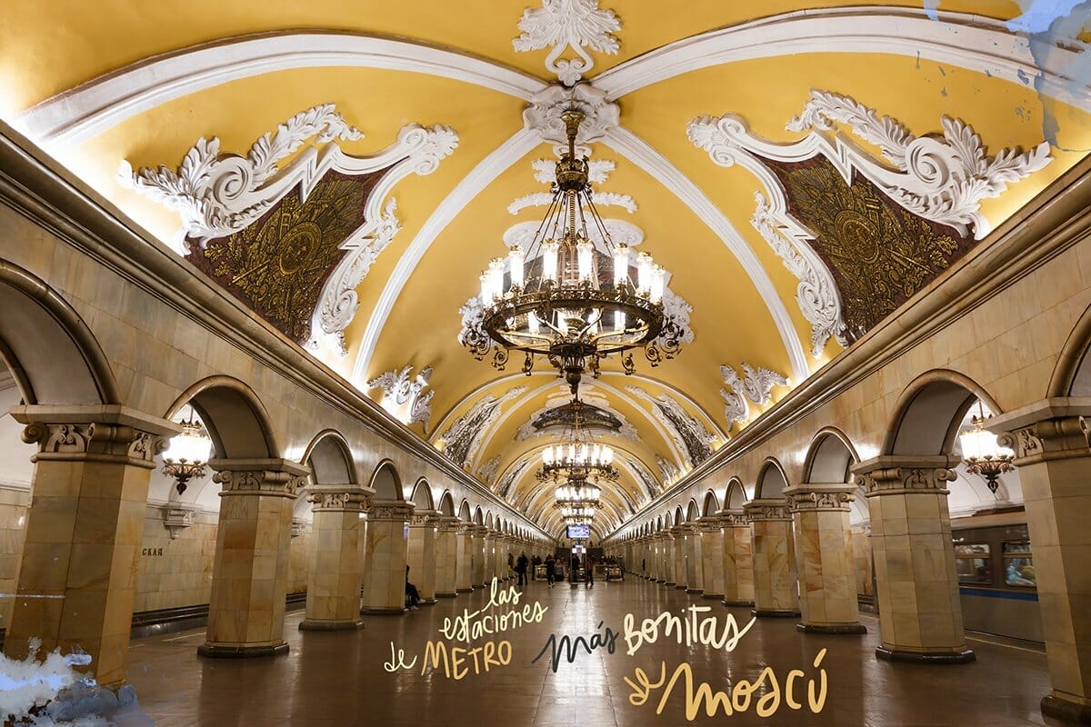 estaciones de metro más bonitas de Moscú