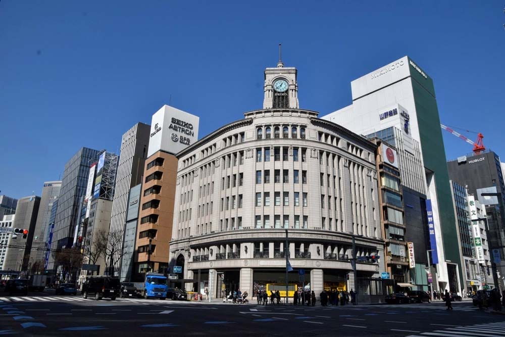 mejores barrios de Tokio Ginza