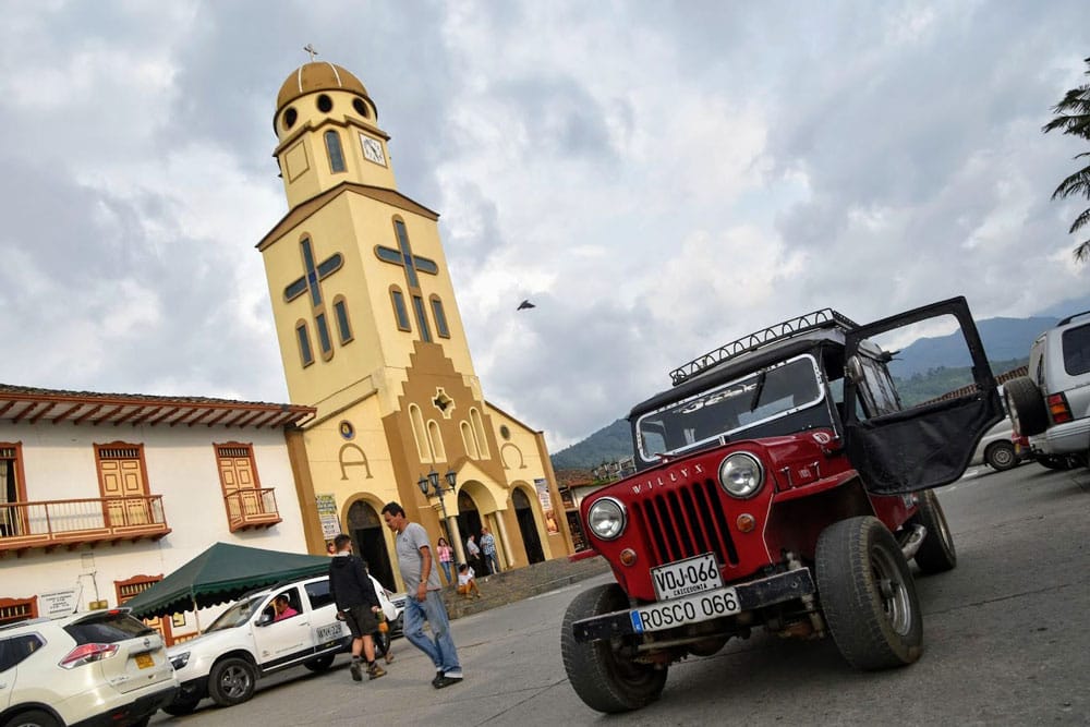 pueblo de Salento en el Eje Cafetero