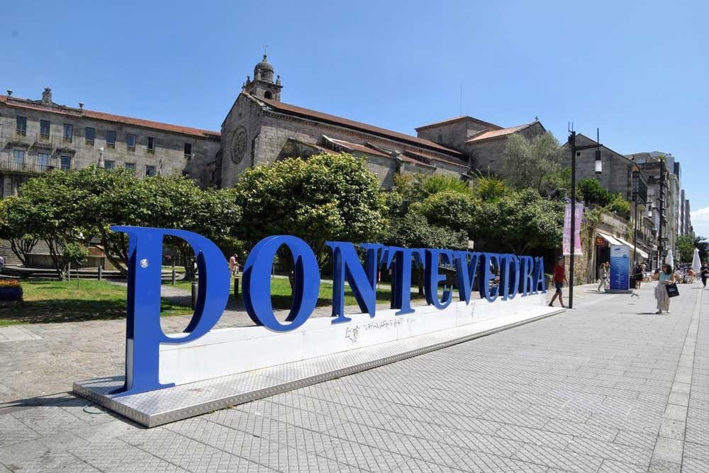 letras Pontevedra ciudad