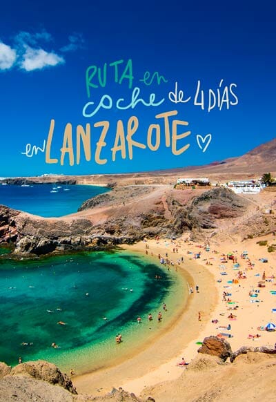 ruta en coche por Lanzarote de 4 días