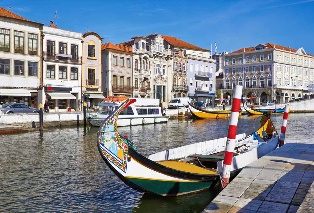 canales de Aveiro Portugal