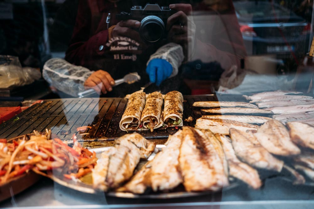 platos típicos Turquía Balik Ekmek