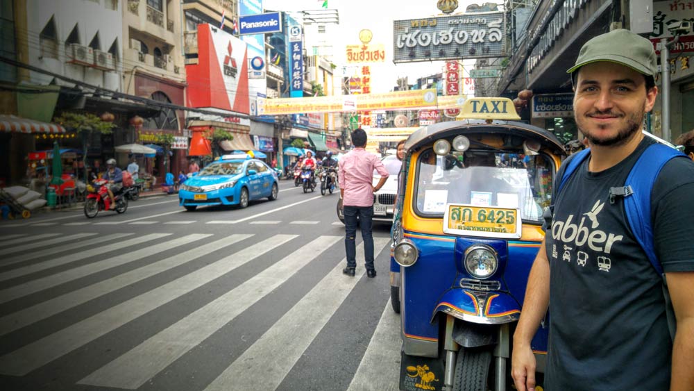 tuk tuk en Bangkok