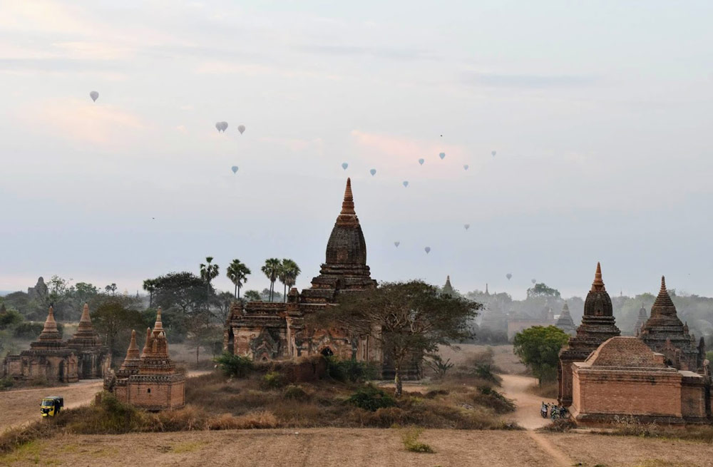 Templos de Bagan en Myanmar