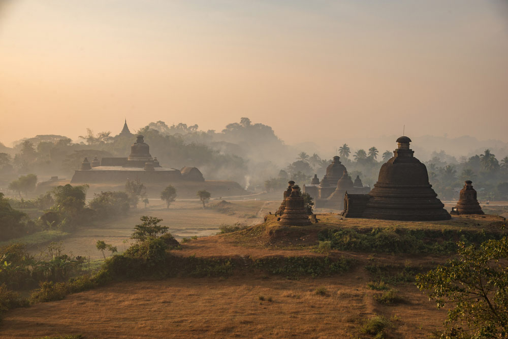 templos Mrauk U Myanmar