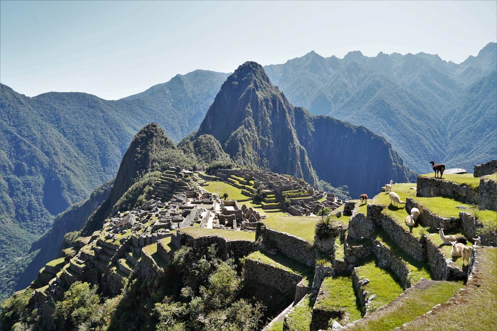 terraza panorámica Machu Picchu