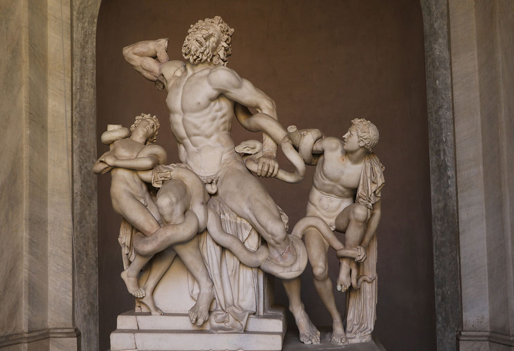 Laocoonte y sus hijos Museos Vaticanos