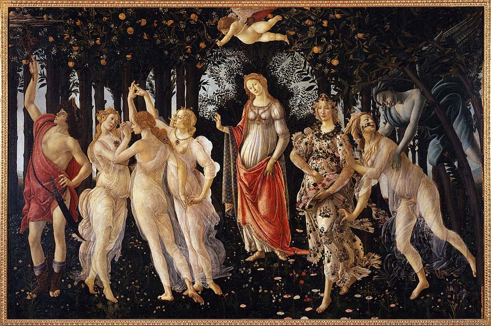 La primavera de Botticelli, Uffizi