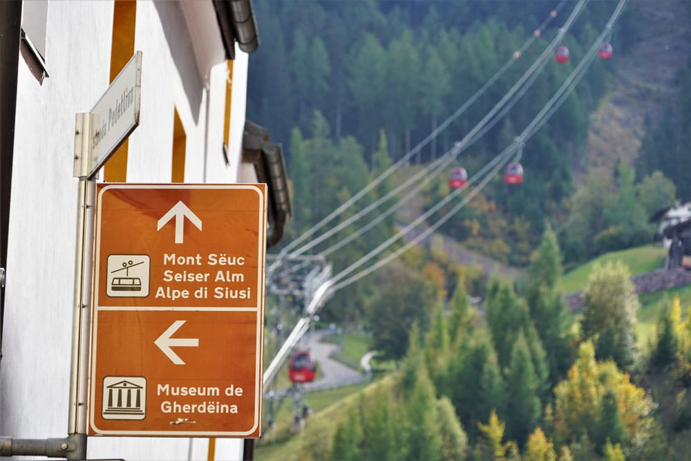 teleféricos en los Dolomitas