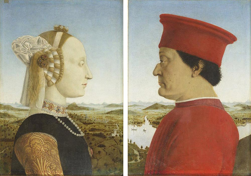 duques de urbino, piero della francesca