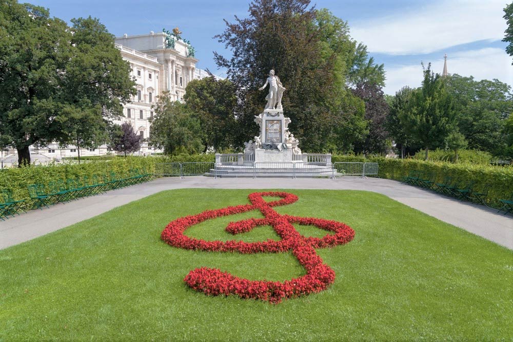 Estatua de Mozart en Viena