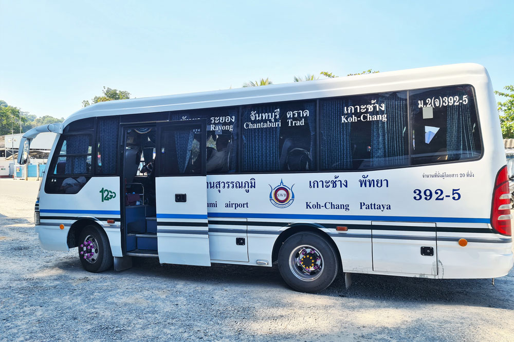 bus aeropuerto Suvarnabhumi a Koh Chang