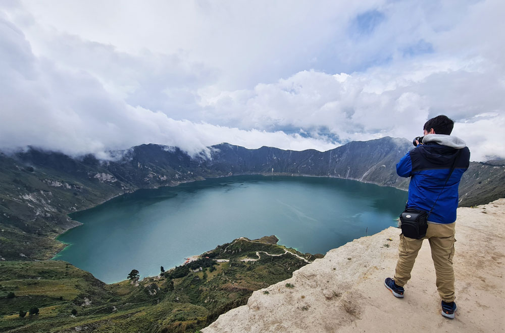 consejos para viajar a Ecuador Laguna de Quilotoa