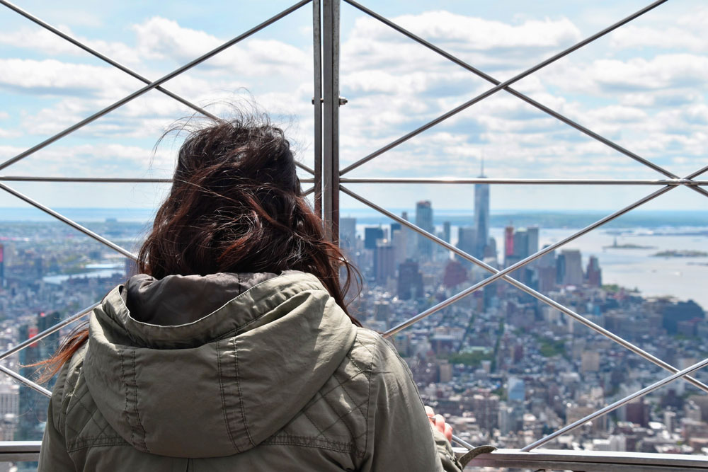 vistas desde empire state building