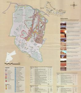 mapa turístico Wadi Rum