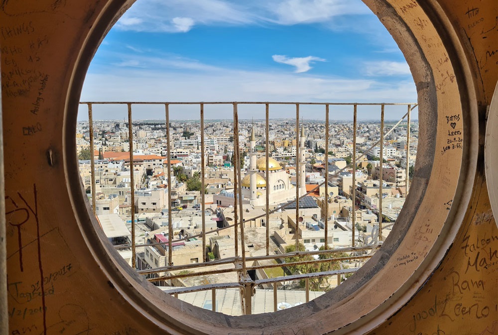 ciudad de Madaba en Jordania