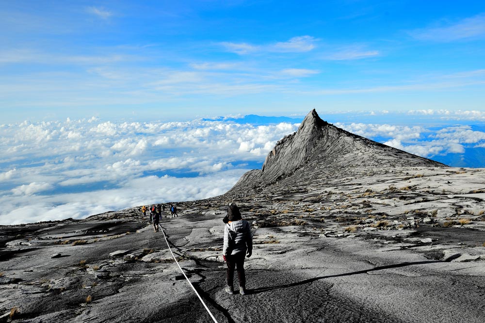 cima monte Kinabalu Borneo Malayo