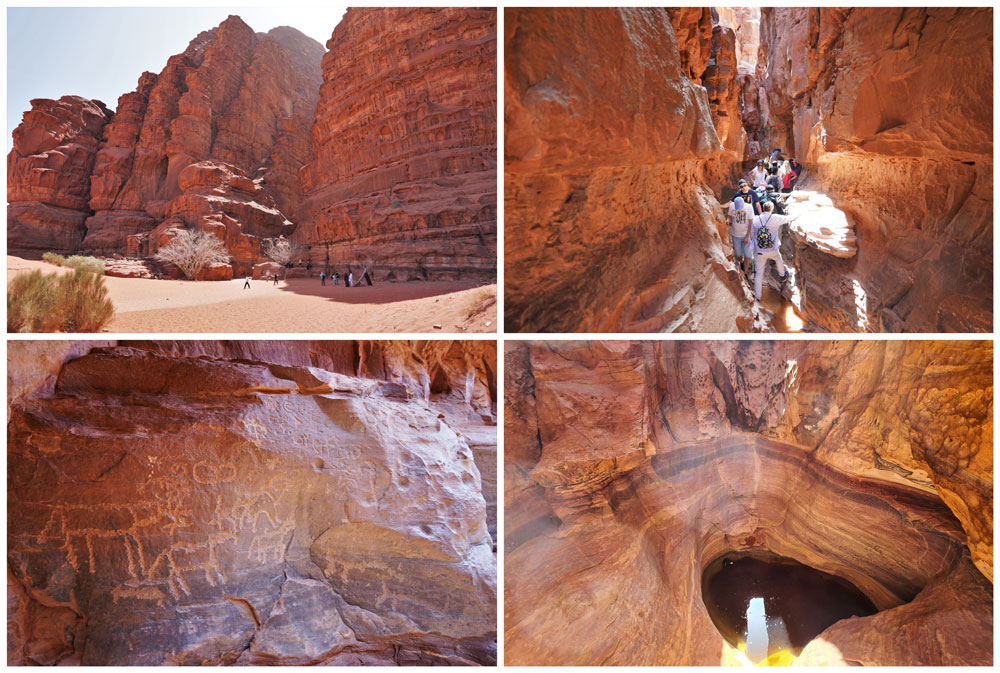 que hacer en Wadi Rum Khazali Canyon