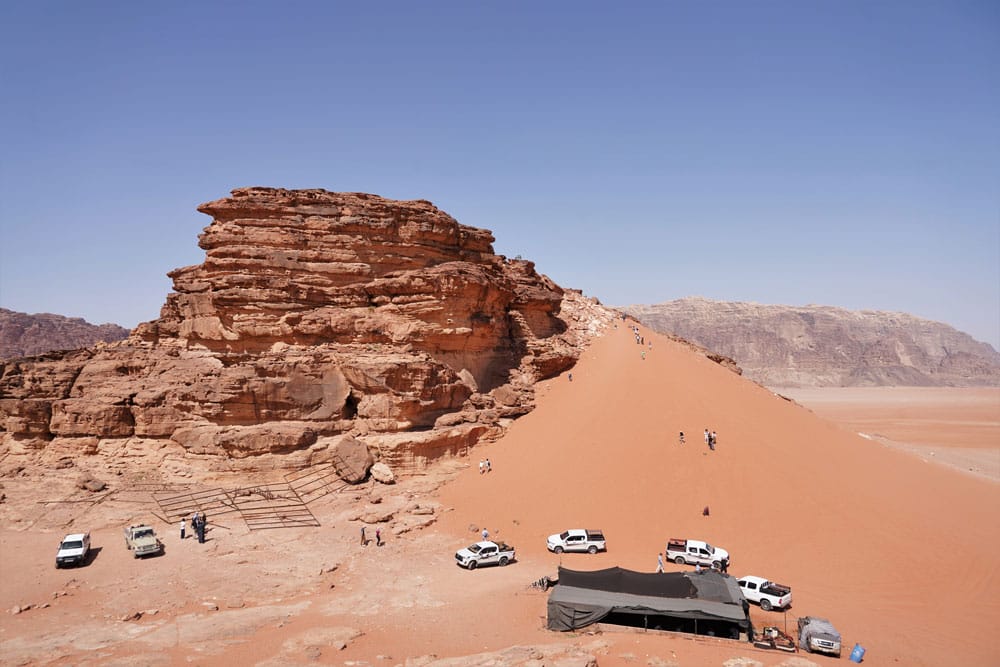 Gran Duna Roja desierto Wadi Rum Jordania