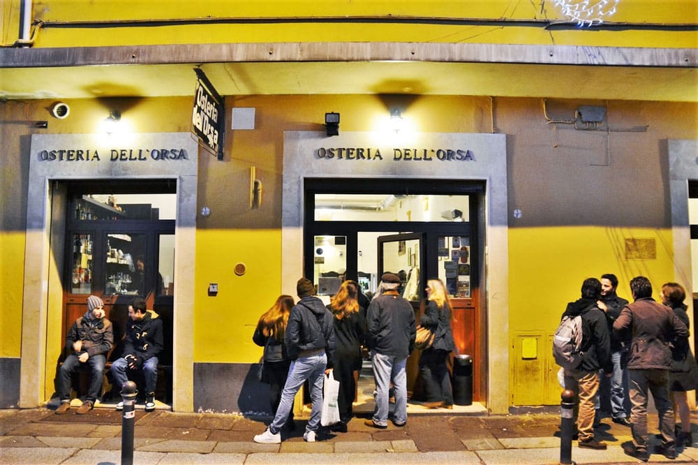 restaurantes donde comer en Bolonia Osteria dell Orsa