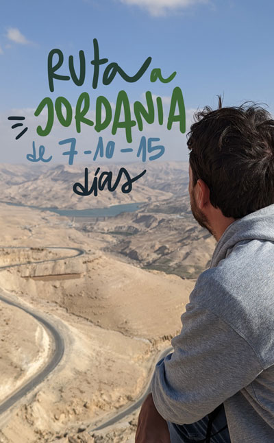 ruta jordania de 7, 10, 15 días