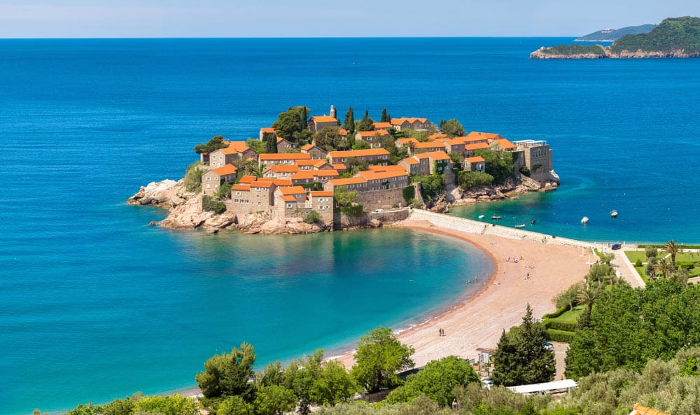 que ver en Montenegro isla Sveti Stefan