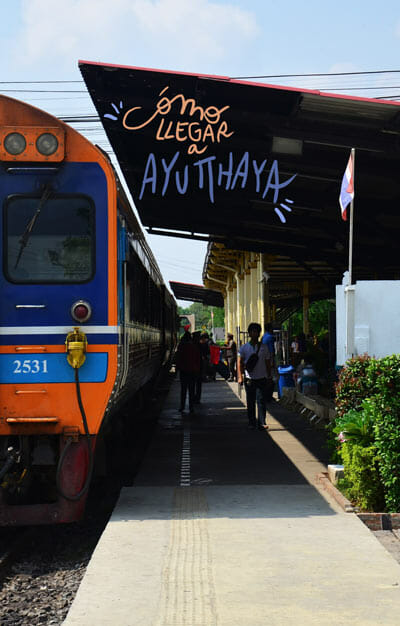 como ir de bangkok a ayutthaya