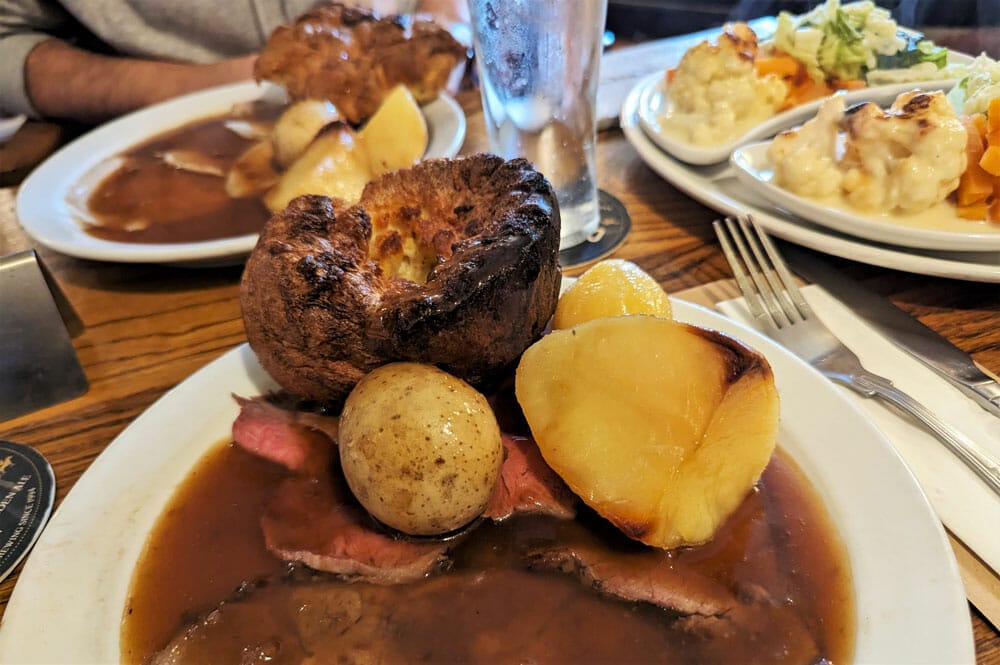Sunday Roast en Inglaterra