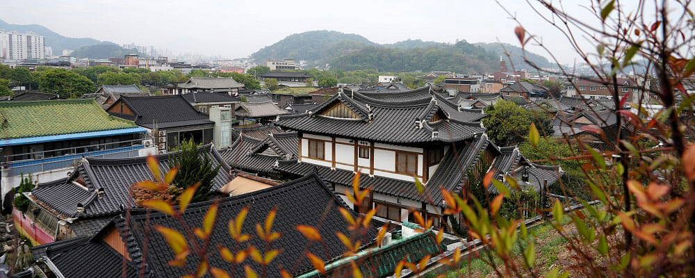 casas tradicionales en Jeonju Corea del Sur