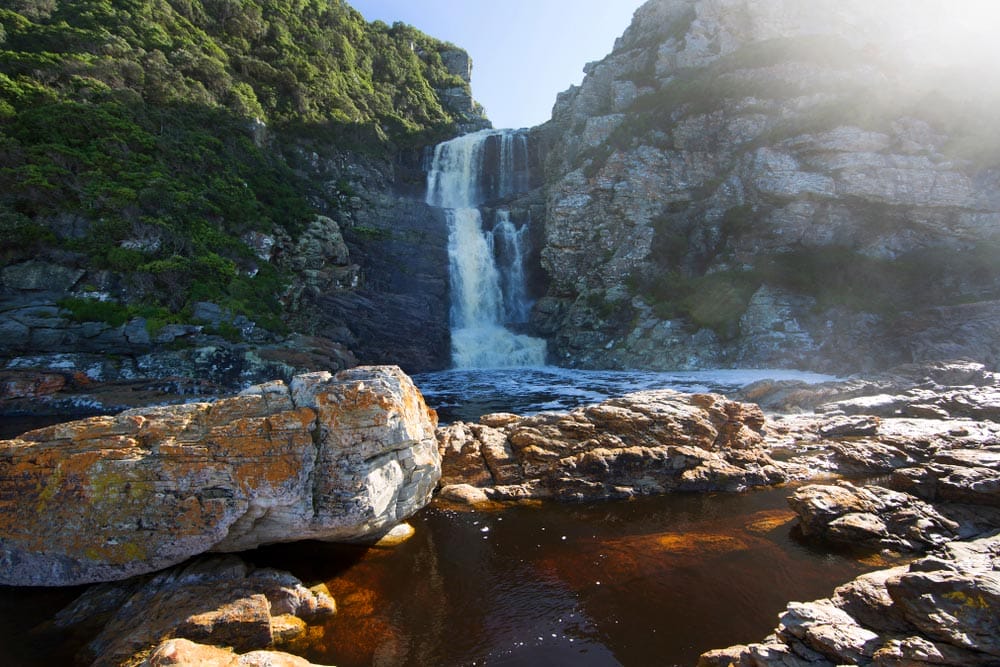 waterfall trail en Tsitsikamma National Park