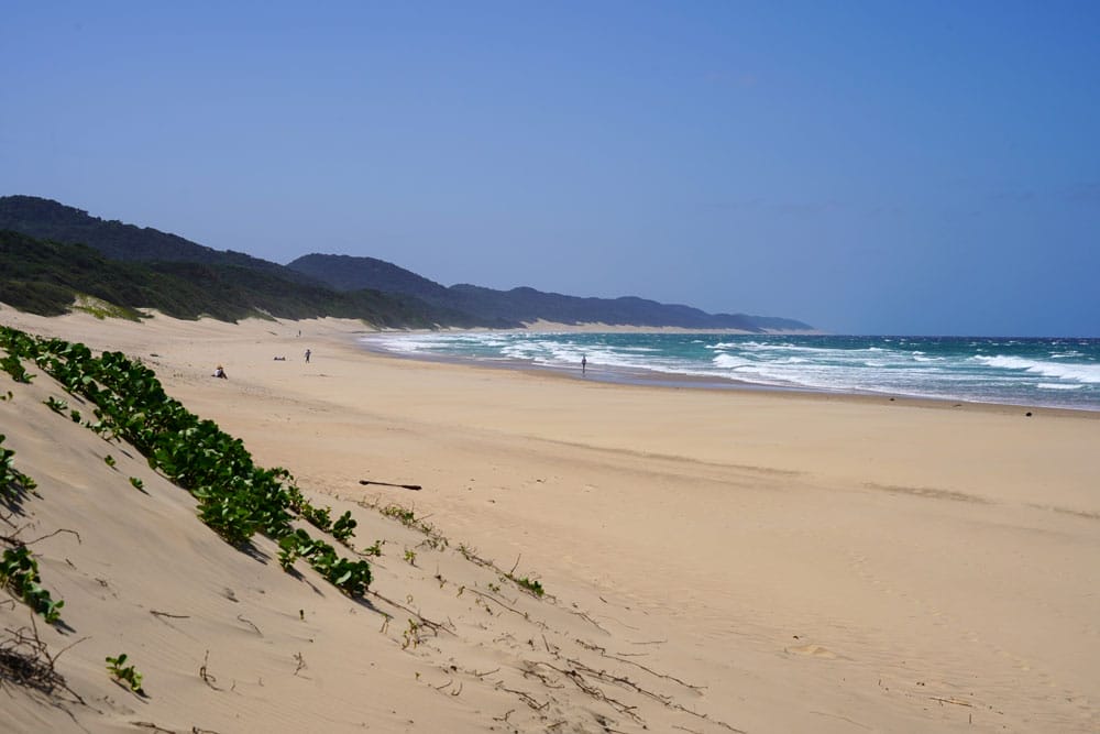 playa en Cape Vidal Sudáfrica