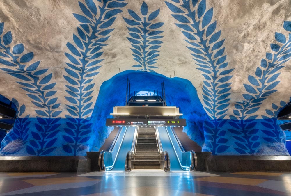 estación metro Estocolmo